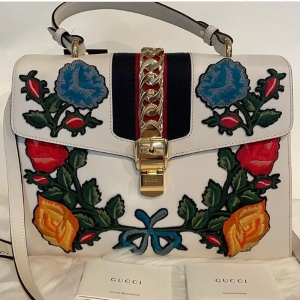 Gucci embroidered bag